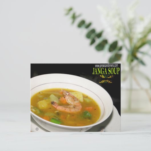 Janga Soup Briefkaart (Staand voorkant)