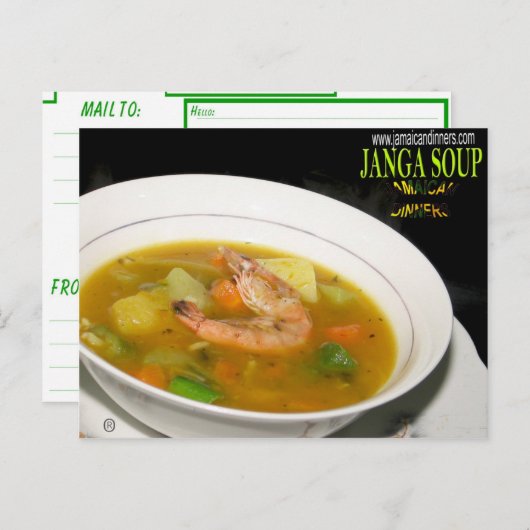 Janga Soup Briefkaart (Voorkant / Achterkant)