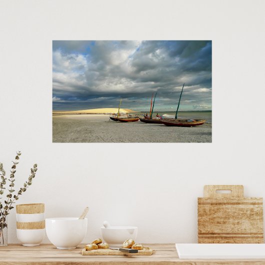 Jangadas in Jeri Poster (Keuken)