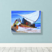 Jangadeiros Canvas Afdruk (Insitu (Houten vloer))