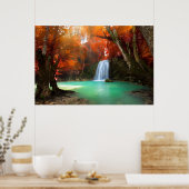 Jangle Landscape | Kanchanaburi, Thailand Poster (Keuken)