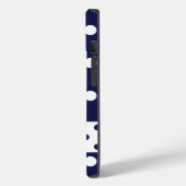 Janice - Cute Polka dots with Jouw naam - Case-Mate iPhone Case (Achterkant / Links)