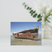 Janie Seddon Shipwreck, Motueka, Nelson Briefkaart (Staand voorkant)