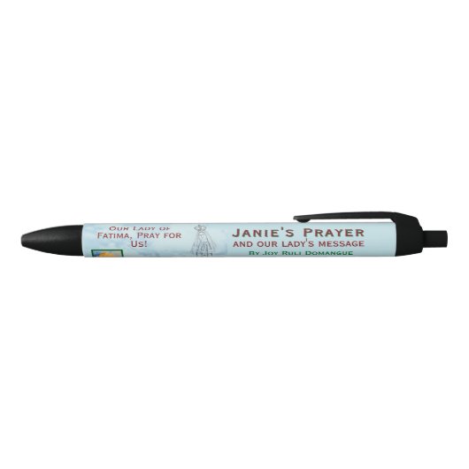 Janie's Prayer Promotional Pen (Bovenkant)