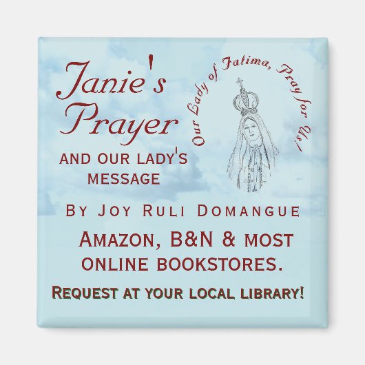 Janie's Prayer Promotionele Magneet (Voorkant)