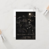 Janine 40th Birthday Kaart (Voorkant / Achterkant in situ)