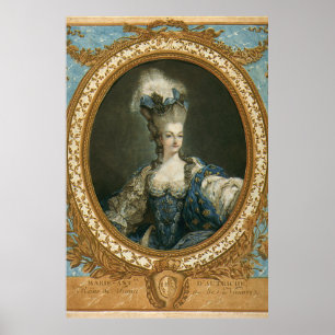 Janinet Portret van Marie-Antoinette Fine Art Poster