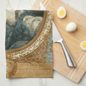Janinet Portret van Marie-Antoinette Fine Art Theedoek (Quarter Fold)