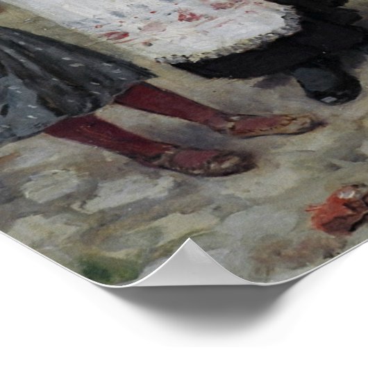 Janis Rozentals na de kerk Poster (Hoek)