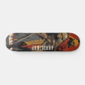 Janissary Warrior Illustration Persoonlijk Skateboard (Horizontaal)