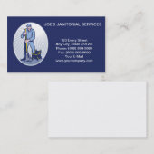 Janitor Cleaner Janitorial Services Visitekaartje (Voorkant / Achterkant)