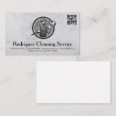 Janitor | Cleaning Servicemen Visitekaartje (Voorkant / Achterkant)