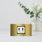 Janitor Custodian Maid Service Visitekaartje (Staand voorkant)