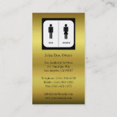 Janitor Custodian Maid Service Visitekaartje (Achterkant)