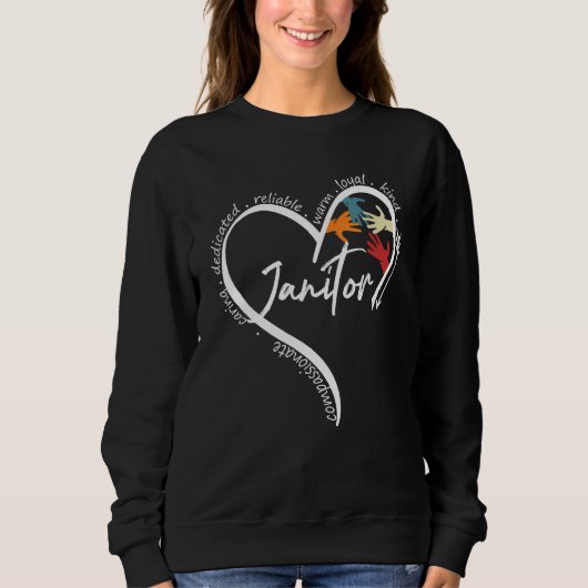 Janitor Graphic T - shirts Topjes terug naar schoo (Voorkant)
