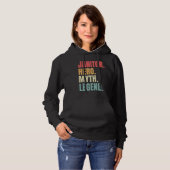 Janitor Hero Myth Legend Custodian  Best Job Janit Hoodie (Voorkant volledig)