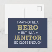 Janitor Humor Novelty Briefkaart (Voorkant / Achterkant)