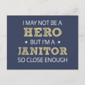 Janitor Humor Novelty Briefkaart (Voorkant)