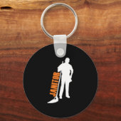 Janitor Mop Cleaners Service Cleaners Gif Sleutelhanger (Voorkant)