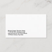 Janitor Mopping | Schoonmaken van vloeren Visitekaartje (Achterkant)