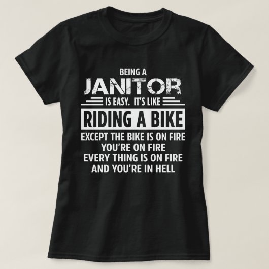 Janitor T-shirt (Design voorkant)