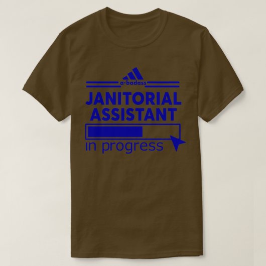 JANITORIAAL ASSISTANT T-SHIRT (Design voorkant)