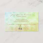 Janitorial Cleaning Green Sparkle Visitekaartje (Achterkant)