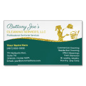 Janitorial Custodial Essential Worker Magnetisch Visitekaartje (Voorkant)