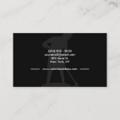 Janitorial Housekeeping Cleaning Service Pro Manne Visitekaartje (Achterkant)