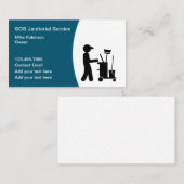 Janitorial Kantoor Schoonmaak Visitekaartjes (Voorkant / Achterkant)