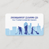 Janitorial Schoonmaak Visitekaartje (Voorkant)