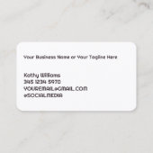 Janitorial schoonmaken visitekaartje (Achterkant)