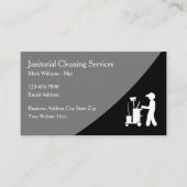 Janitorial Services Kantoor Cleaning Visitekaartje (Voorkant)