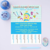 Janitorial Tickets Adverteren Maid Flyer (Enkel)