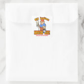 Janitors Vierkante Sticker (Tas)