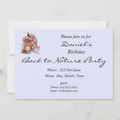 Jankende Coyote Dieren Natuur Verjaardagsfeest Kaart (Achterkant)