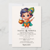 janmashtami Wedding Kaart (Voorkant)