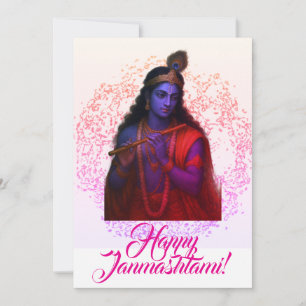 Janmashtami-Wenskaart Feestdagenkaart