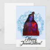 Janmashtami-Wenskaart Feestdagenkaart (Voorkant / Achterkant)
