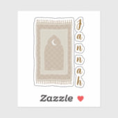 Jannah gebedsmat geïnspireerd sticker (Vel)