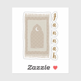 Jannah gebedsmat geïnspireerd sticker