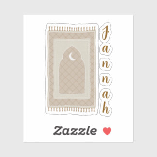 Jannah gebedsmat geïnspireerd sticker