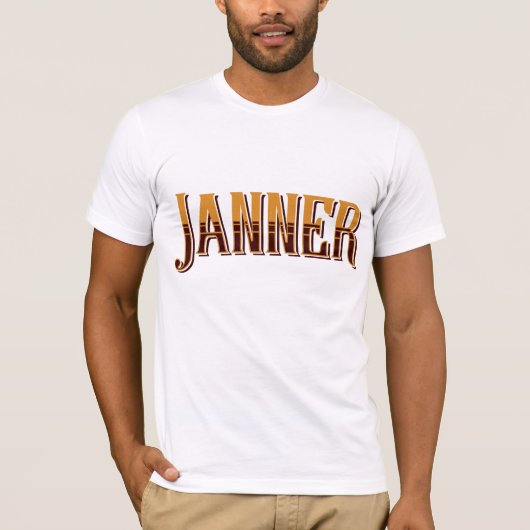 Janner Devon Dialect Slang T-shirt (Voorkant)