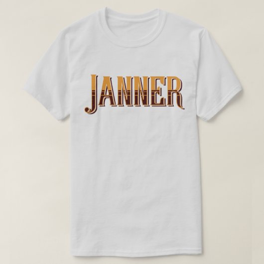 Janner Devon Dialect Slang T-shirt (Design voorkant)