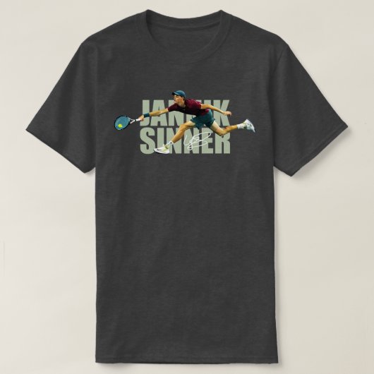 Jannik Sinner T-shirt (Design voorkant)