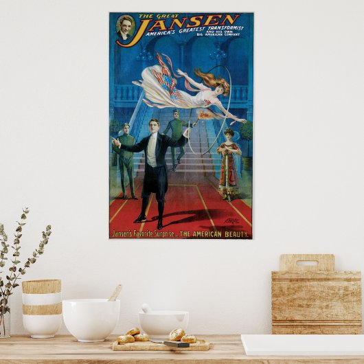 Jansen ~ De Grote  Magische Wet Poster (Keuken)