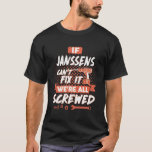 JANSSENS Name, JANSSENS family name crest T-shirt<br><div class="desc">Gemaakt,  gedrukt en voltooid in de VS/beschikbaar in S,  M,  L,  XL,  2XL,  3XL,  4XL,  5XL en verschillende kleuren. U kunt de soorten shirt kiezen (T-Shirt,  Hoodie,  T-shirt met lange hoes,  Sweatshirt,  Unisex Short Slapes,  enz.).</div>