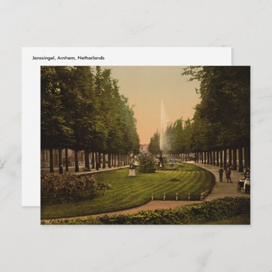 Janssingel in Arnhem Briefkaart (Voorkant / Achterkant)