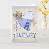 JanuAngel Blank Wenskaart Kaart (Gele Bloem)