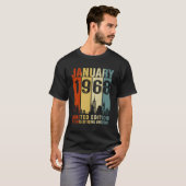 januari 1968 55 jaar Geweldige T-shirt (Voorkant volledig)